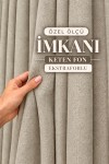 Keten Fon Perde Brillant Marka 1/3 En Sık Pile - A.CAMEL 
