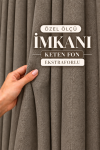 Keten Fon Perde Brillant Marka 1/3 En Sık Pile - VİZYON